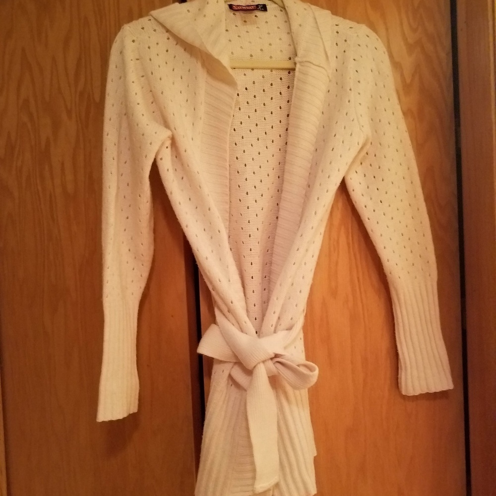 Cardigan with hood